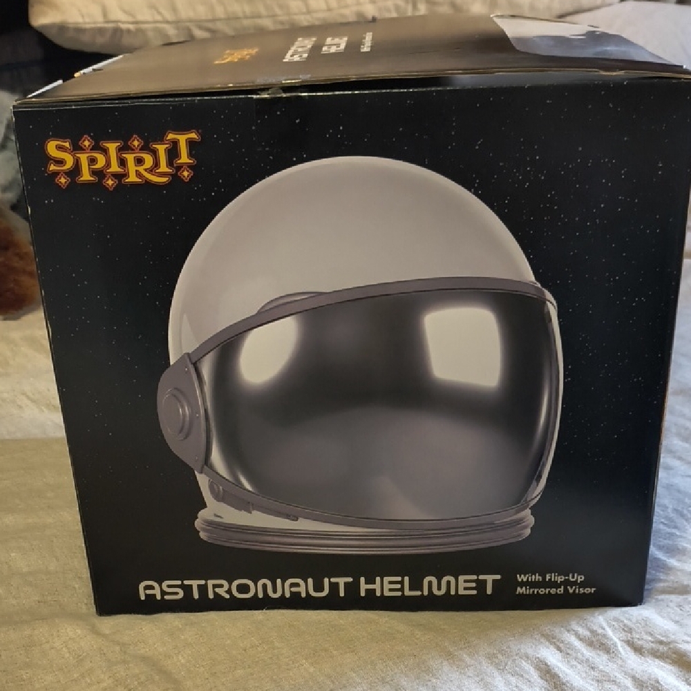 Spirit Halloween Silver Astronaut Helmet with Mirrored Visor Major Tom Bowie